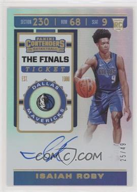 2019-20 Panini Contenders - [Base] - The Finals Ticket #133.2 - Rookie Ticket Photo Variation - Isaiah Roby /49