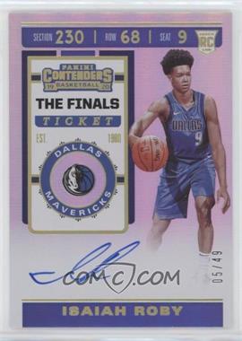 2019-20 Panini Contenders - [Base] - The Finals Ticket #133.2 - Rookie Ticket Photo Variation - Isaiah Roby /49