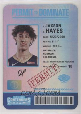 2019-20 Panini Contenders - Permit to Dominate #13 - Jaxson Hayes