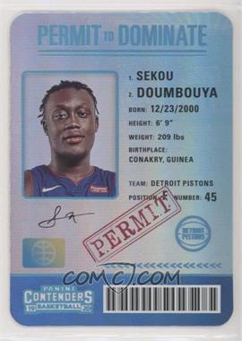 2019-20 Panini Contenders - Permit to Dominate #6 - Sekou Doumbouya