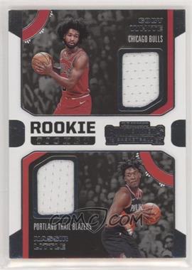 2019-20 Panini Contenders - Rookie Ticket Dual Swatches #RDW-CN - Coby White, Nassir Little