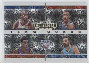 2019-20 Panini Contenders - Team Quads #21 - Chris Paul, Darius Bazley, Shai Gilgeous-Alexander, Steven Adams