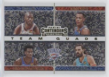 2019-20 Panini Contenders - Team Quads #21 - Chris Paul, Darius Bazley, Shai Gilgeous-Alexander, Steven Adams