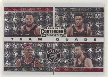 2019-20 Panini Contenders - Team Quads #28 - Kyle Lowry, Marc Gasol, Fred VanVleet, Pascal Siakam