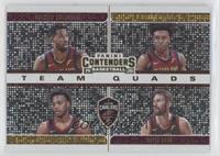 Darius Garland, Collin Sexton, Kevin Love, Tristan Thompson