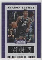 Season Ticket Variation - Buddy Hield (Kings Jersey) #/10