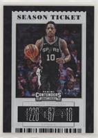 Season Ticket Variation - DeMar DeRozan (Black Jersey) #/23