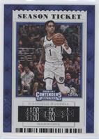 Season Ticket - D'Angelo Russell (White Jersey) #/15