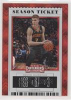 Season Ticket - Kevin Huerter (Black Jersey) #/15