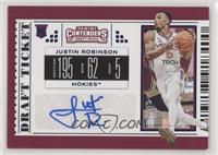 College Ticket - Justin Robinson [EX to NM]