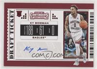 College Ticket - Ky Bowman