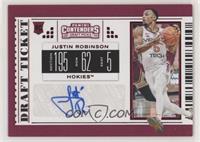 College Ticket - Justin Robinson