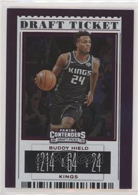 2019-20 Panini Contenders Draft Picks - [Base] - Draft Ticket Red Foil #6.2 - Variation - Buddy Hield (Kings Jersey)