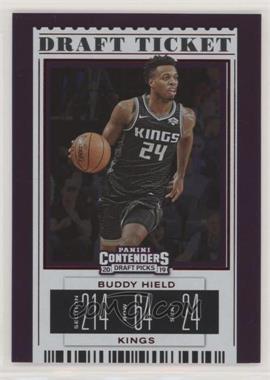 2019-20 Panini Contenders Draft Picks - [Base] - Draft Ticket Red Foil #6.2 - Variation - Buddy Hield (Kings Jersey)