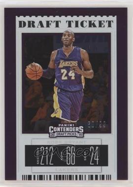 2019-20 Panini Contenders Draft Picks - [Base] - Draft Ticket #32.1 - Kobe Bryant (Purple Jersey) /99