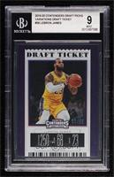 Variation - LeBron James (Gold Jersey) [BGS 9 MINT] #/99