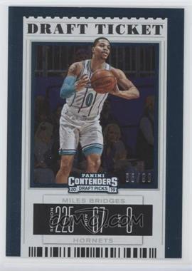 2019-20 Panini Contenders Draft Picks - [Base] - Draft Ticket #43.1 - Miles Bridges (White Jersey) /99