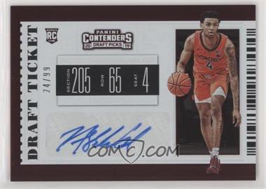 2019-20 Panini Contenders Draft Picks - [Base] - Draft Ticket #70.1 - RPS College Ticket - Nickeil Alexander-Walker (Orange Jersey) /99