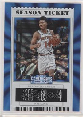 2019-20 Panini Contenders Draft Picks - [Base] - Fame Ticket #1.2 - Season Ticket Variation - Allonzo Trier (White Jersey) /5