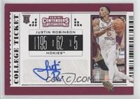 College Ticket - Justin Robinson [EX to NM]