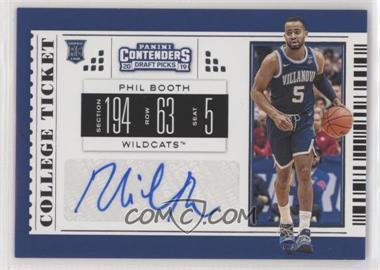 2019-20 Panini Contenders Draft Picks - [Base] #132 - College Ticket - Phil Booth
