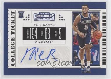 2019-20 Panini Contenders Draft Picks - [Base] #132 - College Ticket - Phil Booth