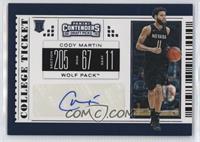 College Ticket - Cody Martin [EX to NM]