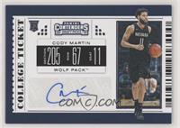 College Ticket - Cody Martin