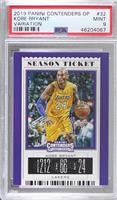 Season Ticket Variation - Kobe Bryant (Yellow Jersey) [PSA 9 MINT]