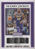 Season Ticket - LeBron James (Purple Jersey)