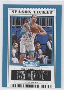 2019-20 Panini Contenders Draft Picks - [Base] #43.1 - Season Ticket - Miles Bridges (White Jersey)