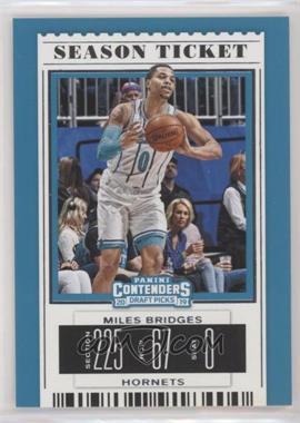 2019-20 Panini Contenders Draft Picks - [Base] #43.1 - Season Ticket - Miles Bridges (White Jersey)