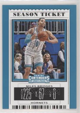 2019-20 Panini Contenders Draft Picks - [Base] #43.1 - Season Ticket - Miles Bridges (White Jersey)