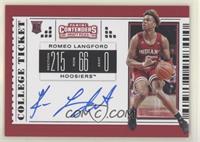 RPS College Ticket Variation A - Romeo Langford