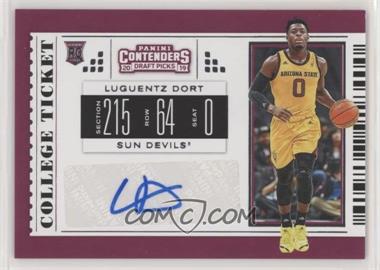 2019-20 Panini Contenders Draft Picks - [Base] #77 - RPS College Ticket - Luguentz Dort