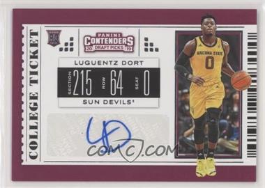 2019-20 Panini Contenders Draft Picks - [Base] #77 - RPS College Ticket - Luguentz Dort