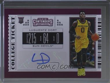 2019-20 Panini Contenders Draft Picks - [Base] #77 - RPS College Ticket - Luguentz Dort