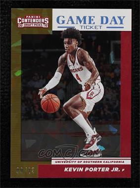 2019-20 Panini Contenders Draft Picks - Game Day Tickets - Cracked Ice Ticket #16 - Kevin Porter Jr. /23 [COMC RCR Mint]