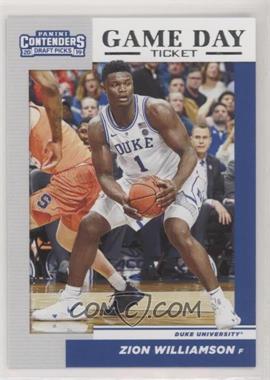 2019-20 Panini Contenders Draft Picks - Game Day Tickets #1 - Zion Williamson