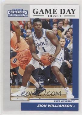 2019-20 Panini Contenders Draft Picks - Game Day Tickets #1 - Zion Williamson