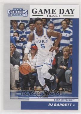 2019-20 Panini Contenders Draft Picks - Game Day Tickets #3 - RJ Barrett