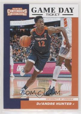 2019-20 Panini Contenders Draft Picks - Game Day Tickets #7 - De'Andre Hunter