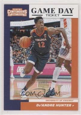 2019-20 Panini Contenders Draft Picks - Game Day Tickets #7 - De'Andre Hunter