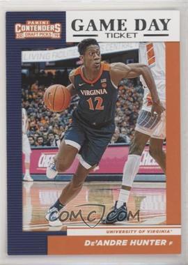 2019-20 Panini Contenders Draft Picks - Game Day Tickets #7 - De'Andre Hunter