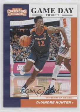 2019-20 Panini Contenders Draft Picks - Game Day Tickets #7 - De'Andre Hunter