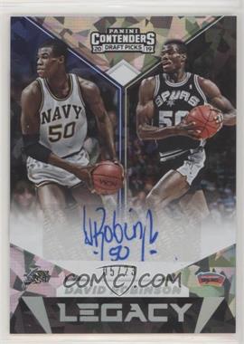 2019-20 Panini Contenders Draft Picks - Legacy - Cracked Ice Signatures #1 - David Robinson /23