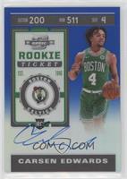 Rookie Ticket Variation - Carsen Edwards #/99