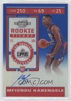 Rookie Ticket - Mfiondu Kabengele #/99