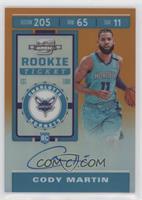 Rookie Ticket - Cody Martin #/25