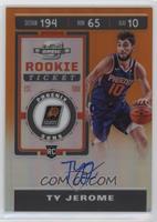 Rookie Ticket Variation - Ty Jerome #/25